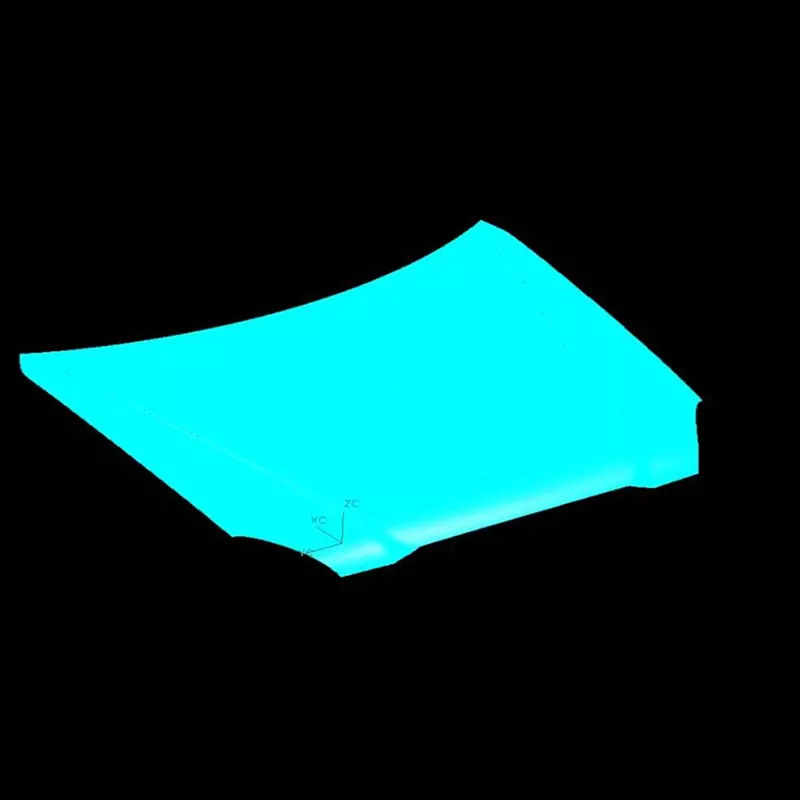 Щампа за щамповане на външния панел на автомобилния капак