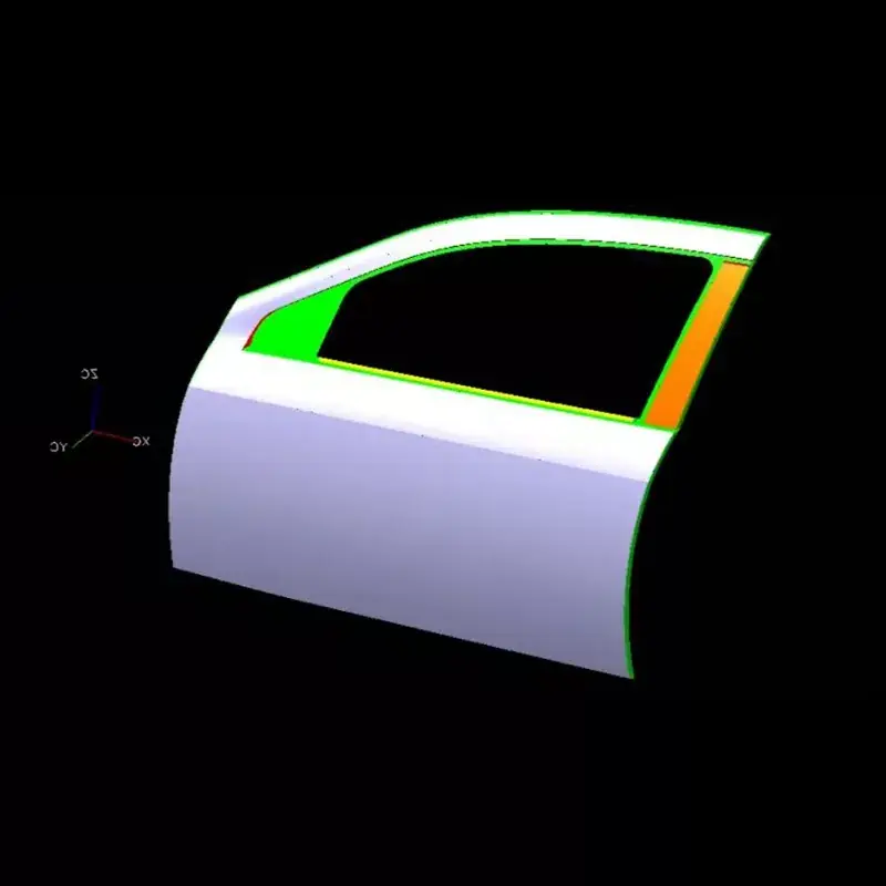 Щампа за щамповане на външния панел на предната лява автомобилна врата