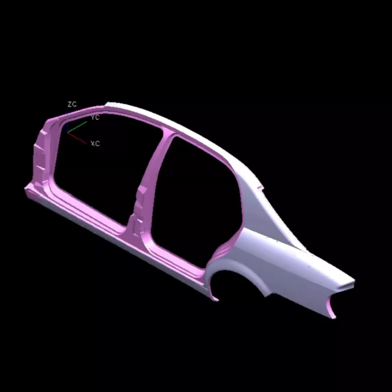 Щампа за щамповане на автомобилния десен страничен панел