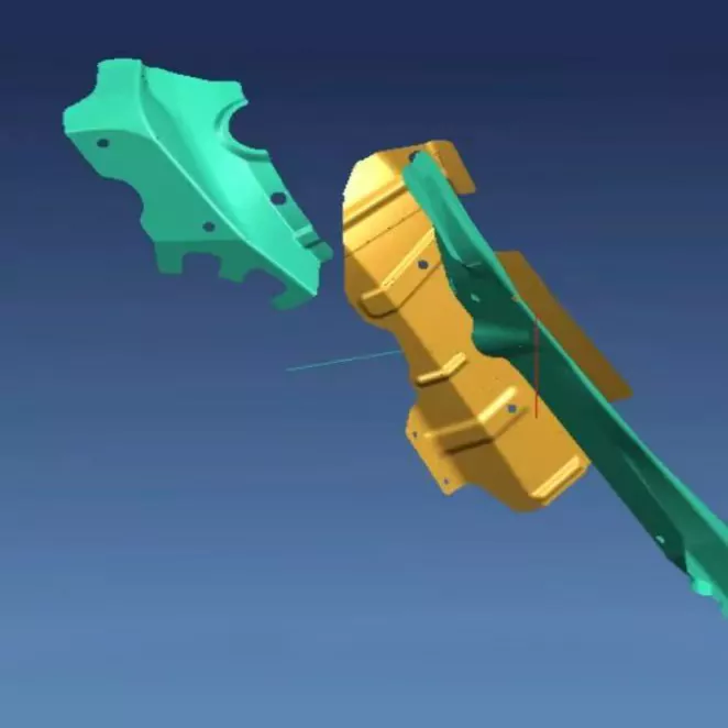 Щампи за щамповане на малки усилващи плочи за автомобили