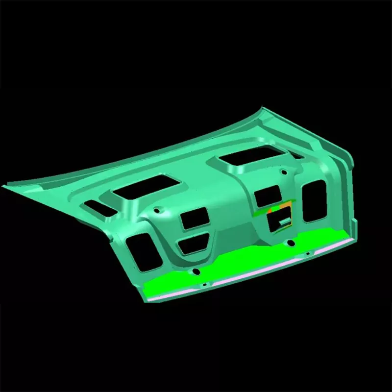 Щампа за щамповане на вътрешния панел на капака на автомобила